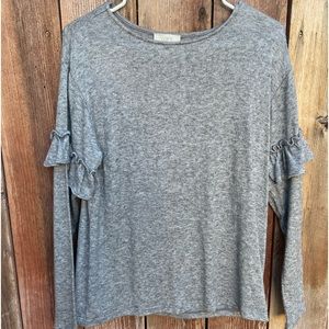 Loft Gray Sweater Size Small